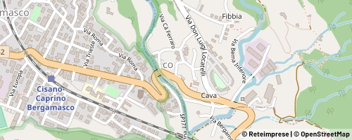 Mappa Caprino Bergamasco
