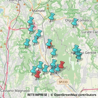 Mappa Via Sordelli, 21040 Venegono Inferiore VA, Italia (4.1595)