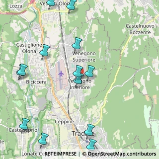 Mappa Via Sordelli, 21040 Venegono Inferiore VA, Italia (2.67846)