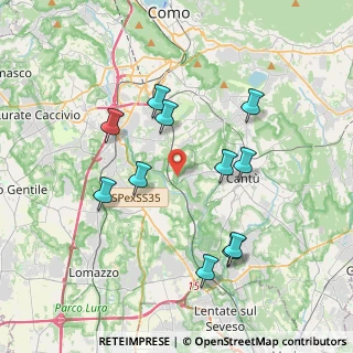 Mappa Via Stazione, 22060 Cucciago CO, Italia (3.66545)