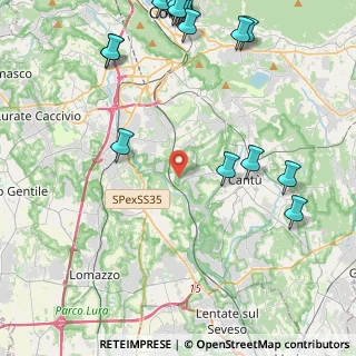Mappa Via Stazione, 22060 Cucciago CO, Italia (6.3515)