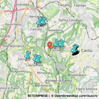 Mappa Via Stazione, 22060 Cucciago CO, Italia (1.931)