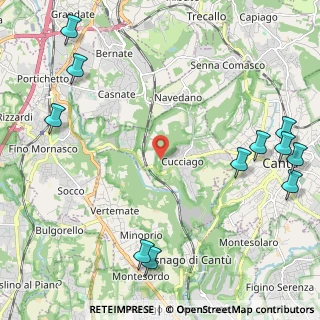 Mappa Via Stazione, 22060 Cucciago CO, Italia (3.11909)