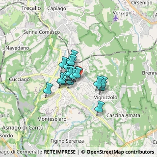 Mappa Via Capitano Livio, 22063 Cantù CO, Italia (1.02444)