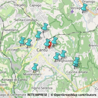 Mappa Via Capitano Livio, 22063 Cantù CO, Italia (1.9025)