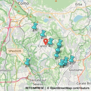Mappa Via Capitano Livio, 22063 Cantù CO, Italia (3.72636)