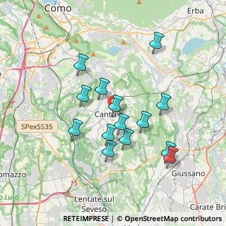 Mappa Via Capitano Livio, 22063 Cantù CO, Italia (3.28714)