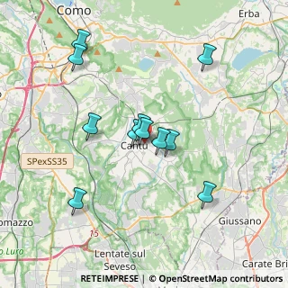 Mappa Via Capitano Livio, 22063 Cantù CO, Italia (3.32455)