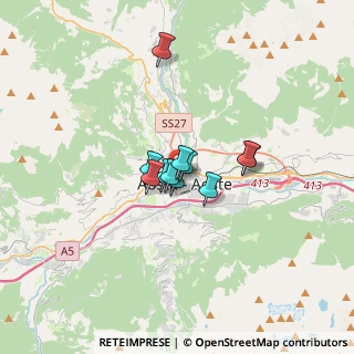 Mappa Via Ginevra, 11100 Aosta AO, Italia (1.86818)