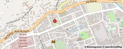 Mappa Aosta