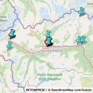 Mappa Via Ginevra, 11100 Aosta AO, Italia (15.99833)