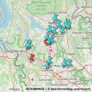 Mappa Via Locarno, 21040 Sumirago VA, Italia (7.06111)