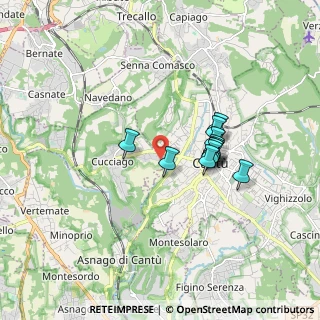 Mappa Via Angelo Primo Perini, 22060 Cucciago CO, Italia (1.3)