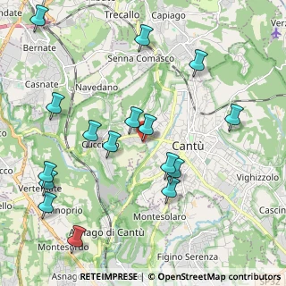Mappa Via Angelo Primo Perini, 22060 Cucciago CO, Italia (2.35813)