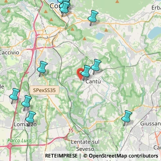 Mappa Via Angelo Primo Perini, 22060 Cucciago CO, Italia (5.86417)