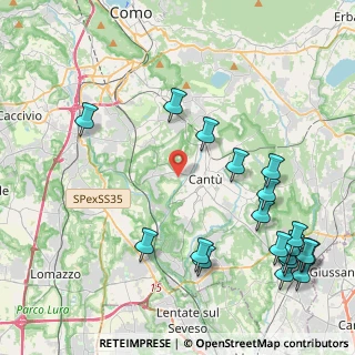 Mappa Via Angelo Primo Perini, 22060 Cucciago CO, Italia (5.44368)