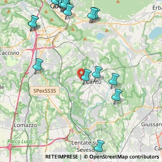 Mappa Via Angelo Primo Perini, 22060 Cucciago CO, Italia (6.314)