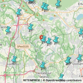 Mappa Via Angelo Primo Perini, 22060 Cucciago CO, Italia (6.441)