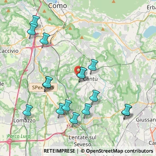 Mappa Via Angelo Primo Perini, 22060 Cucciago CO, Italia (4.57)