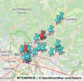 Mappa Via Lombardia, 24027 Nembro BG, Italia (6.7045)