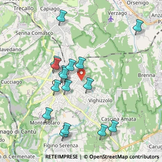 Mappa Via Sabina, 22063 Cantù CO, Italia (2.05125)