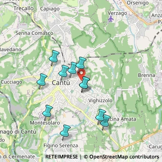 Mappa Via Sabina, 22063 Cantù CO, Italia (1.71091)