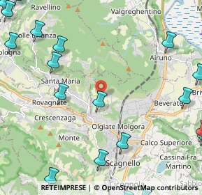 Mappa Via S. Donnino, 23887 Olgiate Molgora LC, Italia (3.4845)