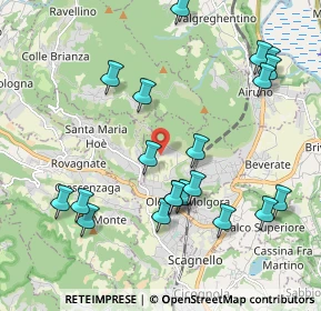 Mappa Via S. Donnino, 23887 Olgiate Molgora LC, Italia (2.1945)