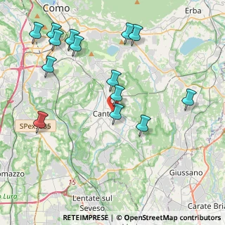 Mappa Via Livio Cap, 22063 Cantù CO, Italia (4.665)