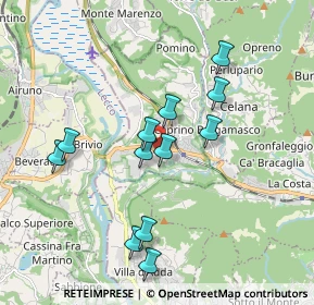 Mappa Cisano Bergamasco, 24034 Cisano Bergamasco BG, Italia (1.70583)