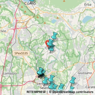Mappa Via Alessandro Manzoni, 22063 Cantù CO, Italia (5.804)