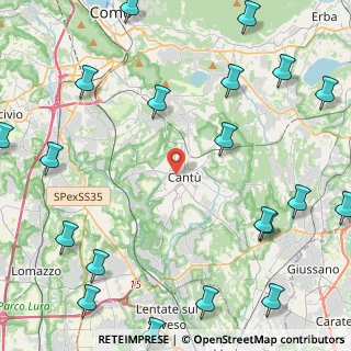 Mappa Via Alessandro Manzoni, 22063 Cantù CO, Italia (6.5565)