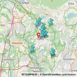 Mappa Via Alessandro Manzoni, 22063 Cantù CO, Italia (2.62182)