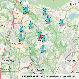 Mappa Via Alessandro Manzoni, 22063 Cantù CO, Italia (3.90545)