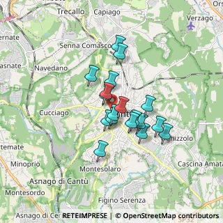 Mappa Via Alessandro Manzoni, 22063 Cantù CO, Italia (1.21611)