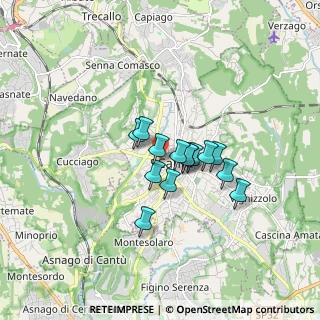 Mappa Via Alessandro Manzoni, 22063 Cantù CO, Italia (1.09714)