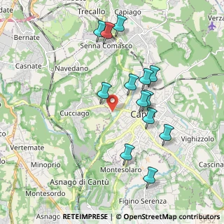 Mappa Via Seveso, 22063 Cantù CO, Italia (1.84154)