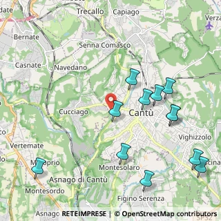 Mappa Via Seveso, 22063 Cantù CO, Italia (2.41417)