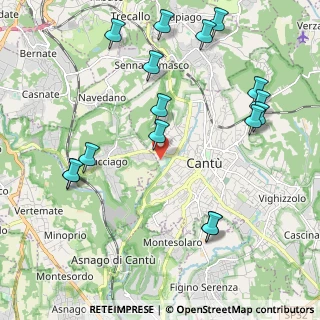 Mappa Via Seveso, 22063 Cantù CO, Italia (2.45063)