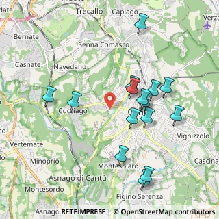 Mappa Via Seveso, 22063 Cantù CO, Italia (1.952)