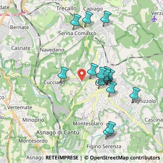 Mappa Via Seveso, 22063 Cantù CO, Italia (1.854)