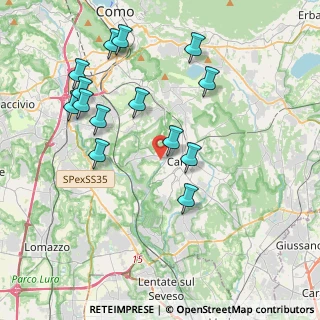 Mappa Via Seveso, 22063 Cantù CO, Italia (4.11714)