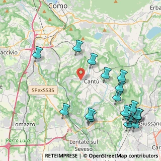 Mappa Via Seveso, 22063 Cantù CO, Italia (5.36158)