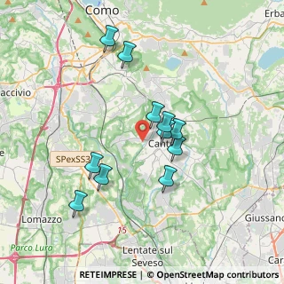 Mappa Via Seveso, 22063 Cantù CO, Italia (3.16545)