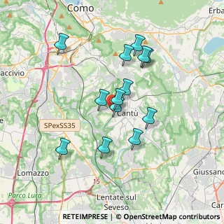 Mappa Via Seveso, 22063 Cantù CO, Italia (3.10077)