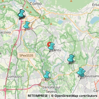 Mappa Via Seveso, 22063 Cantù CO, Italia (5.76)