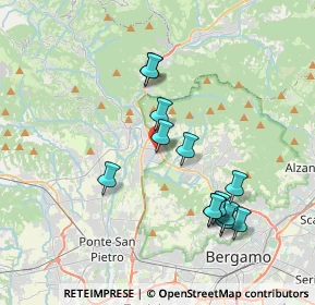 Mappa Via Nicolò Tommaseo, 24011 Almè BG, Italia (3.56077)