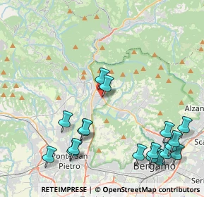 Mappa Via Nicolò Tommaseo, 24011 Almè BG, Italia (5.26333)