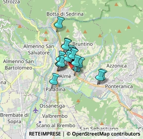 Mappa Via Nicolò Tommaseo, 24011 Almè BG, Italia (0.763)