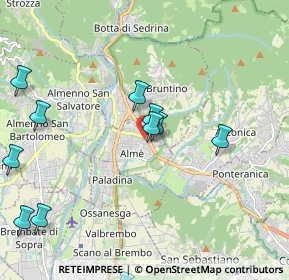 Mappa Via Nicolò Tommaseo, 24011 Almè BG, Italia (2.37)
